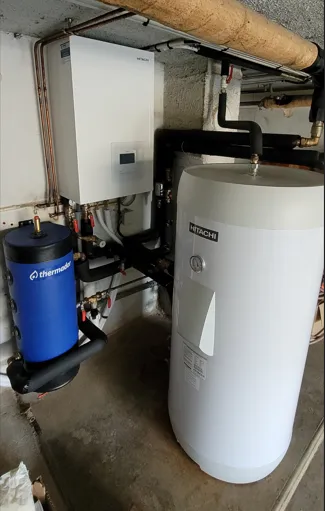 Pompe à chaleur installée